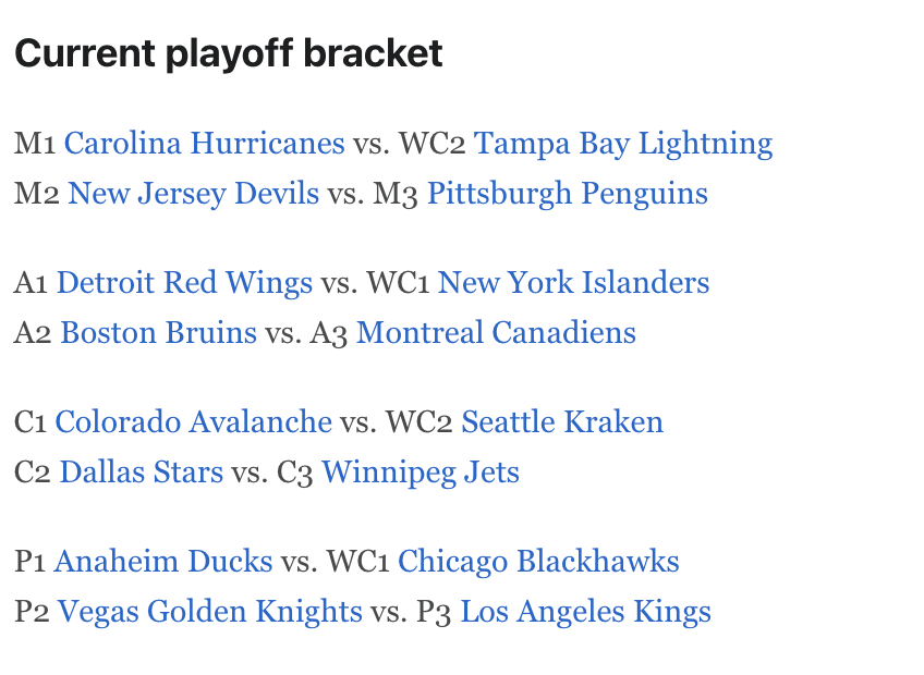 wyshynski's tweet image. How are we feeling about these current Stanley Cup Playoffs series?

The full NHL Bubble Watch on ESPN is here, including playoff probabilities and causes for concern.

➡️espn.com/nhl/story/_/id…