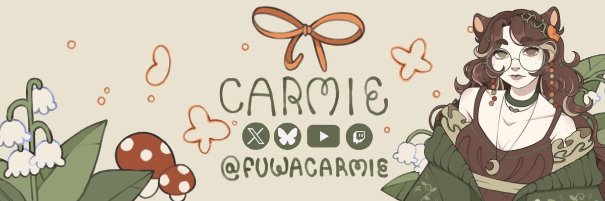 Adorable header for Carmie!! My favourite work so far（ ˶ˆ꒳ˆ˵ ）💕