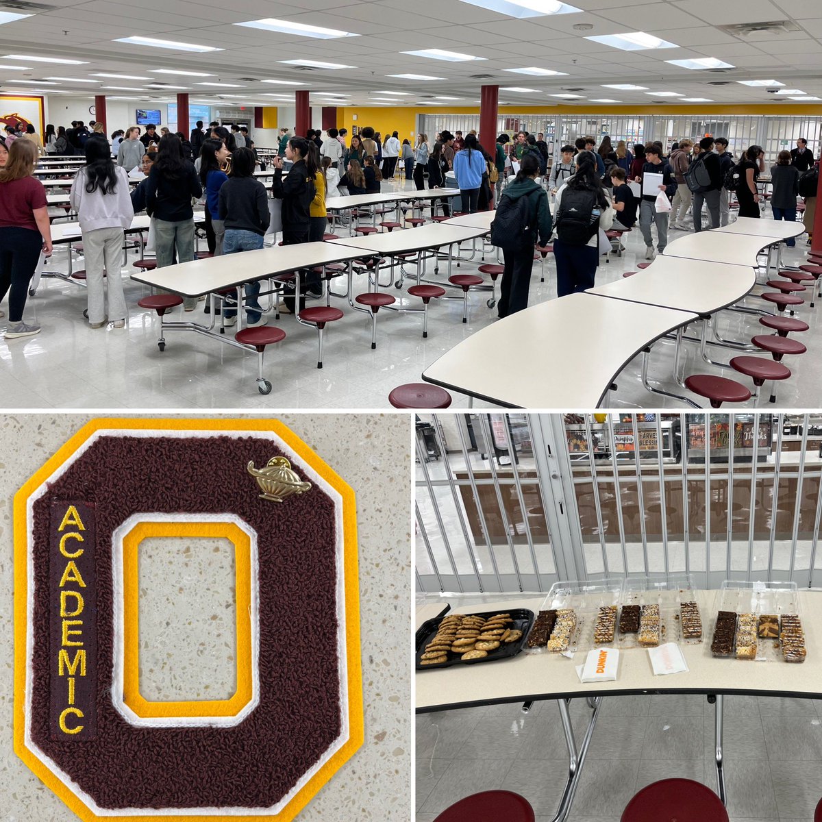 This morning we recognized 986 students at our Academic Letter celebration.  These students earned a 4.0 or higher GPA for the 2024-2025 school year.  Thank you to the @oaktonhs_ptsa for generously providing sweet treats for the occasion! #WEAREOAKTON