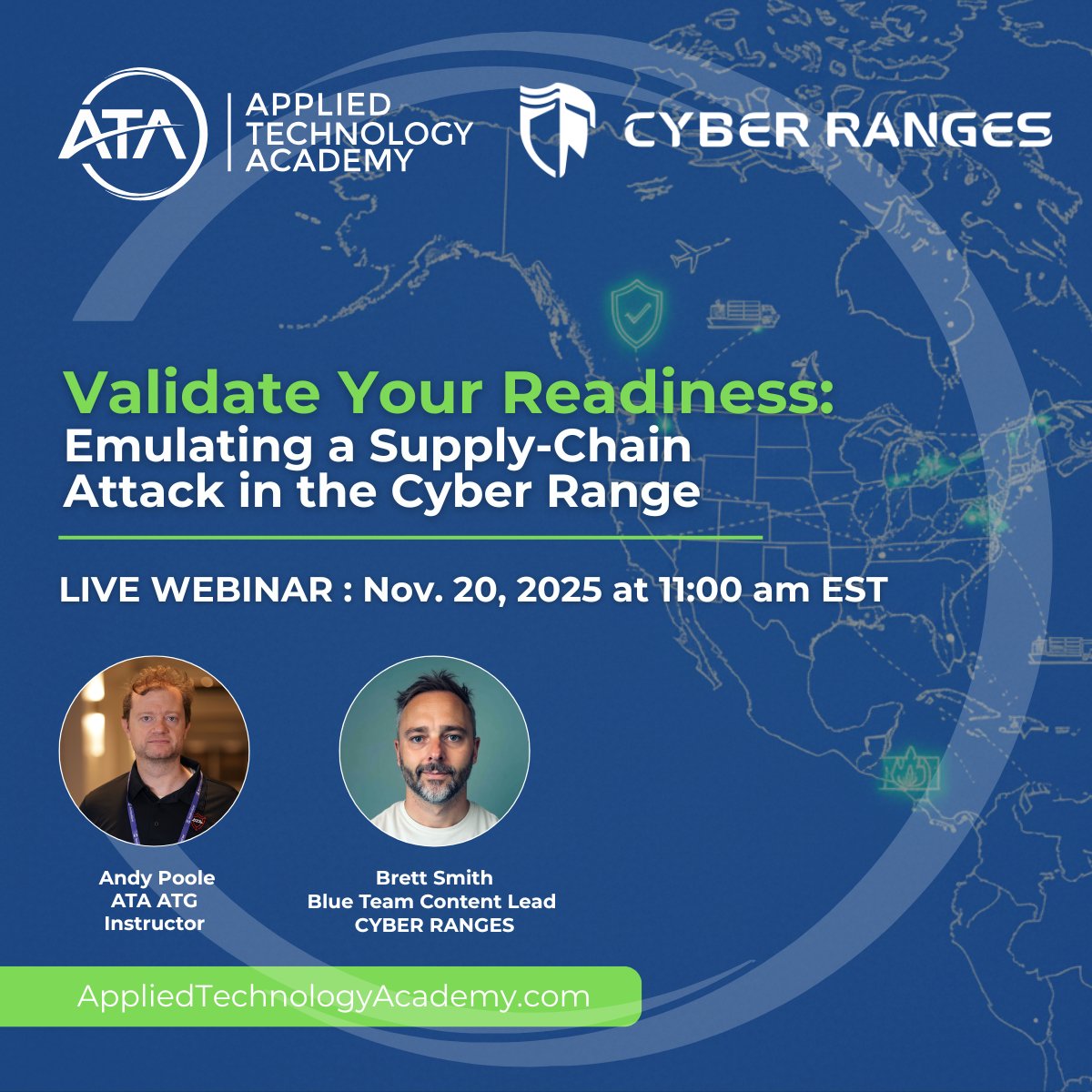 appliedtechac's tweet image. Supply Chain Attacks are Increasing -  Are you Ready to Participate and Defend?

Validate Your Readiness: Emulating a Supply-Chain Attack in the Cyber Range 

Join @Applied Technology Academy  and @cyberranges  for an exclusive look inside a live-fire Supply-Chain Attack scenario…