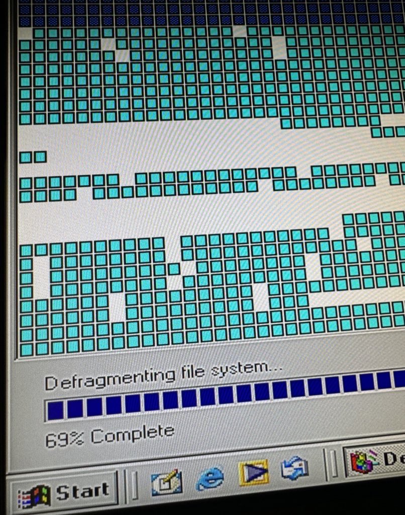 PcPhilanthropy's tweet image. Have you defragged lately?