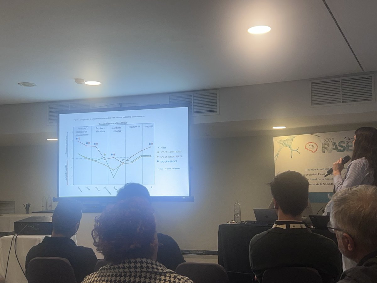 Comunicación de <a href="/SilviaOliverMas/">Silvia Oliver Mas</a>: Metacognición en el síndrome post-COVID. 
#RASEN25 <a href="/iNeuroClinico/">iNeuroClinico</a> <a href="/CogClinico/">Neurología Cognitiva HCSC</a>