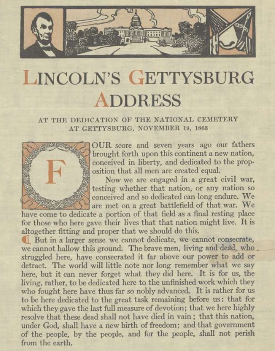 KevinPosobiec's tweet image. Eight score and two years ago today...