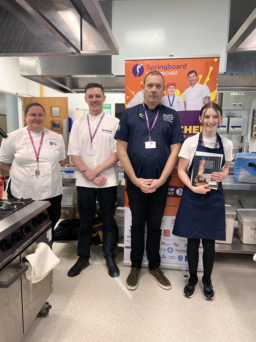 SBFutureChef's tweet image. What an incredible heat in Lanarkshire on Friday! 🎉 Huge well done to Amelia (St Joseph’s Academy) and Maia (Uddingston Grammar)! 🌟 Huge thanks to South Lanarkshire College for their fantastic hospitality - you were excellent! 👏 #SpringboardFutureChef #NextGenChefs
