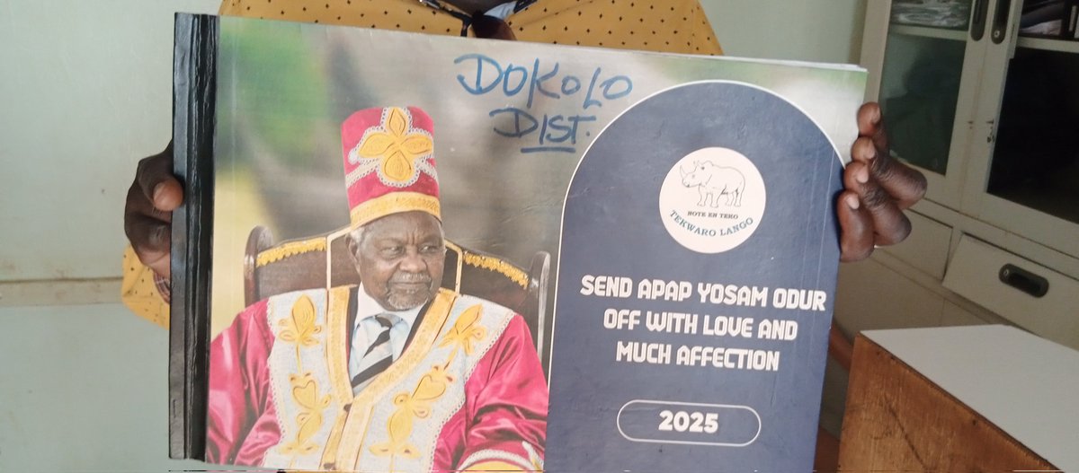 George Ongom, a renowned performer of Ululation (Gwong) also former Youth &amp; Children Affairs minister Lango Cultural Foundation, paid tribute to late Mzee Yosam Odur Ibi by signing the condolence book at LBS radio. He had the privilege of serving under Odur Ibi, for 13yrs.