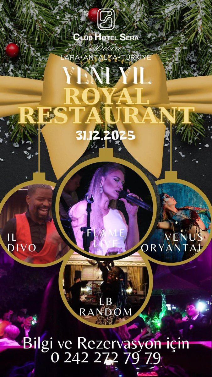 Yeni Yıla Club Hotel Sera ‘da giriyoruz