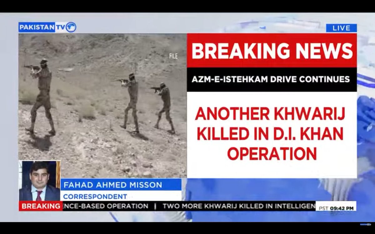 PakTVGlobal's tweet image. Security #forces eliminate four Indian-backed Khwarij in #KP during intelligence-based operations across Bajaur, North #Waziristan, and Dera Ismail Khan.
#pakistanTV #pakistanTVglobal