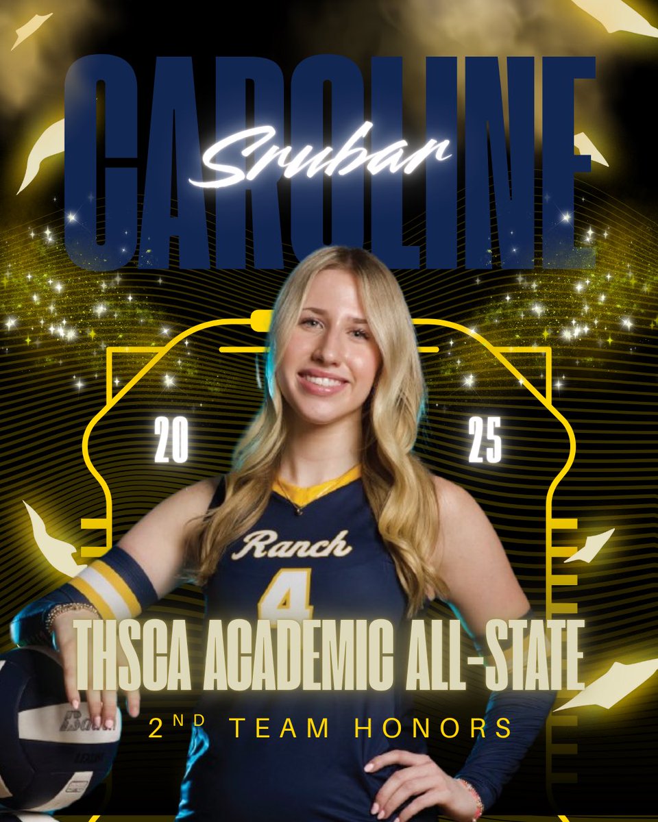Student-athletes who do it all! Shoutout to Caroline and Zora on earning THSCA Academic All-State — your hard work shows up everywhere!