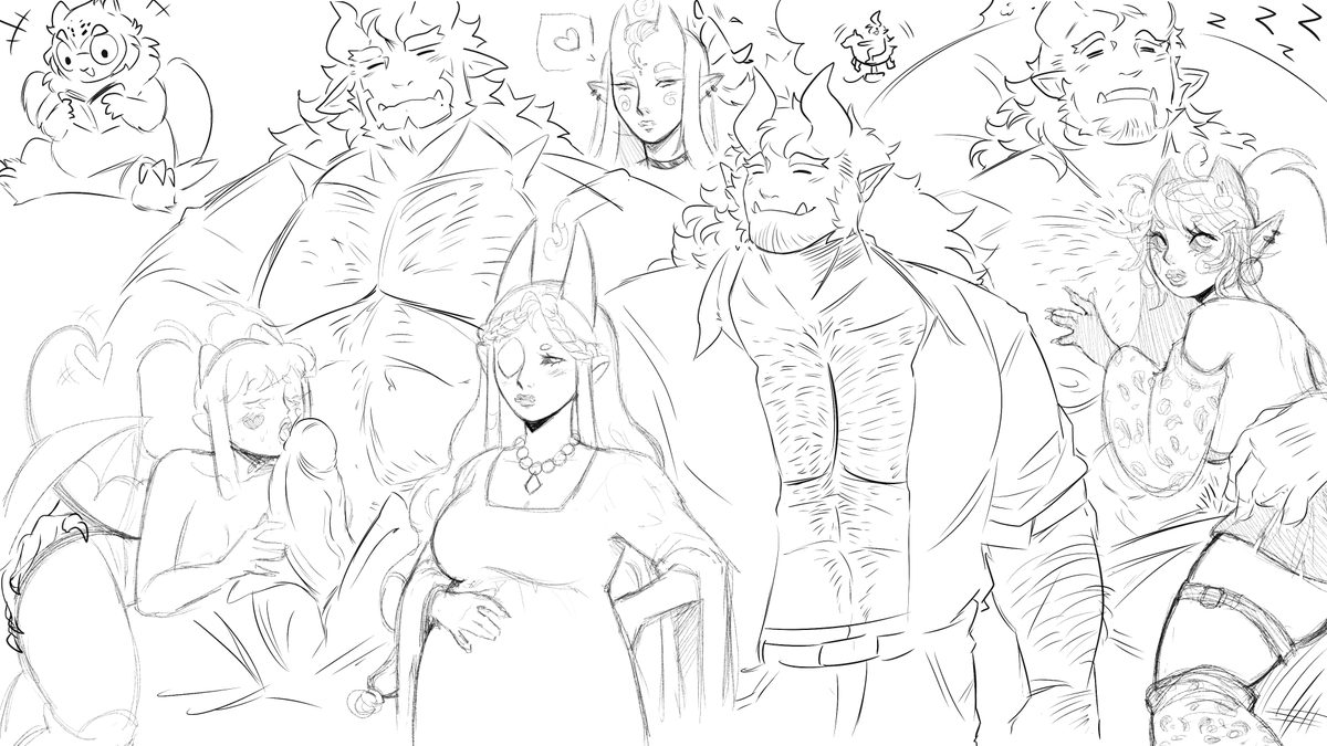 ChepslaOveja's tweet photo. Sketch´s in magma with my best partner @NinthPolarVL 

Au´s of Barumi ship https://t.co/rVWYUlW7Jr