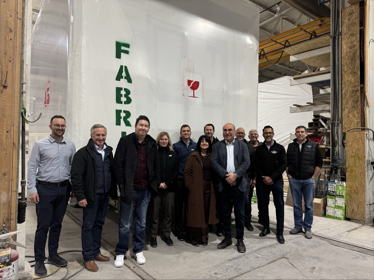 MasterBUILTltd's tweet photo. Was a pleasure returning to the modular fabrication facility in Quebec City last week, this time with our hotel partners in tow. Microtel Matagami continues to steadily progress! 🏗️
 
#MicrotelMatagami #MasterBUILT #HotelConstruction #HotelDevelopment #WyndhamHotels https://t.co/7KQiQlB6y9