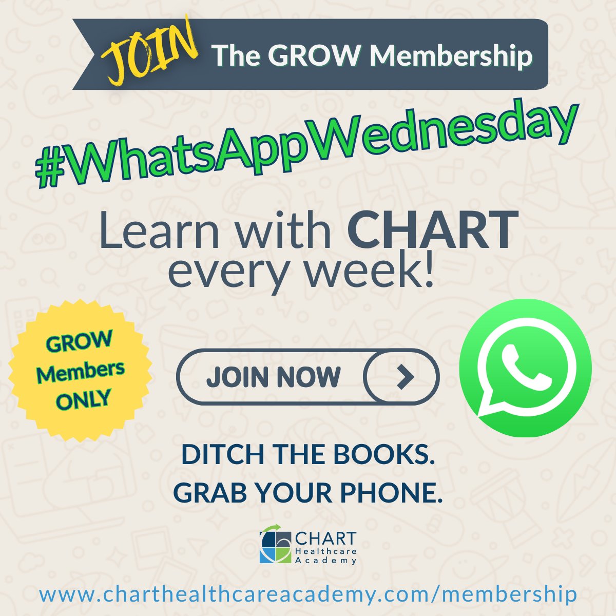 ChartAcademy's tweet image. 🌟 FREE PREVIEW - NEW 2026 GROW MEMBERSHIP #WhatsAppWednesday-a group for yearly GROW Membership ONLY. 🟢

The new &quot;must-have&quot; for anyone growing in EP 🚨
📆 JOIN yearly GROW membership before 11/30 to take this journey with CHART! 
🔗bio
#CHARTpeeps #EPeeps #VivaEP #EpCurious