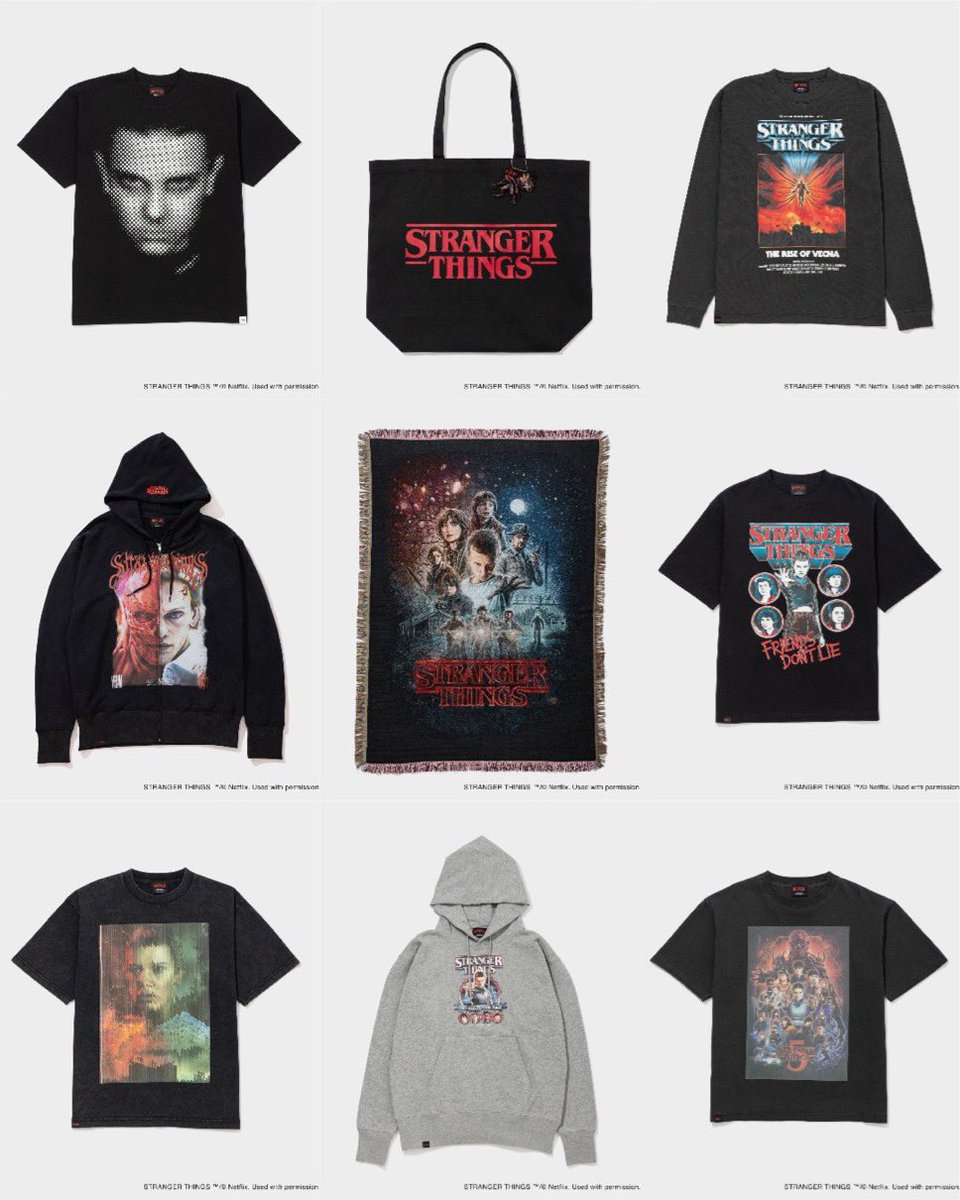 V.A. x ストレンジャー・シングス POP-UP STORE が国内11月27日（木