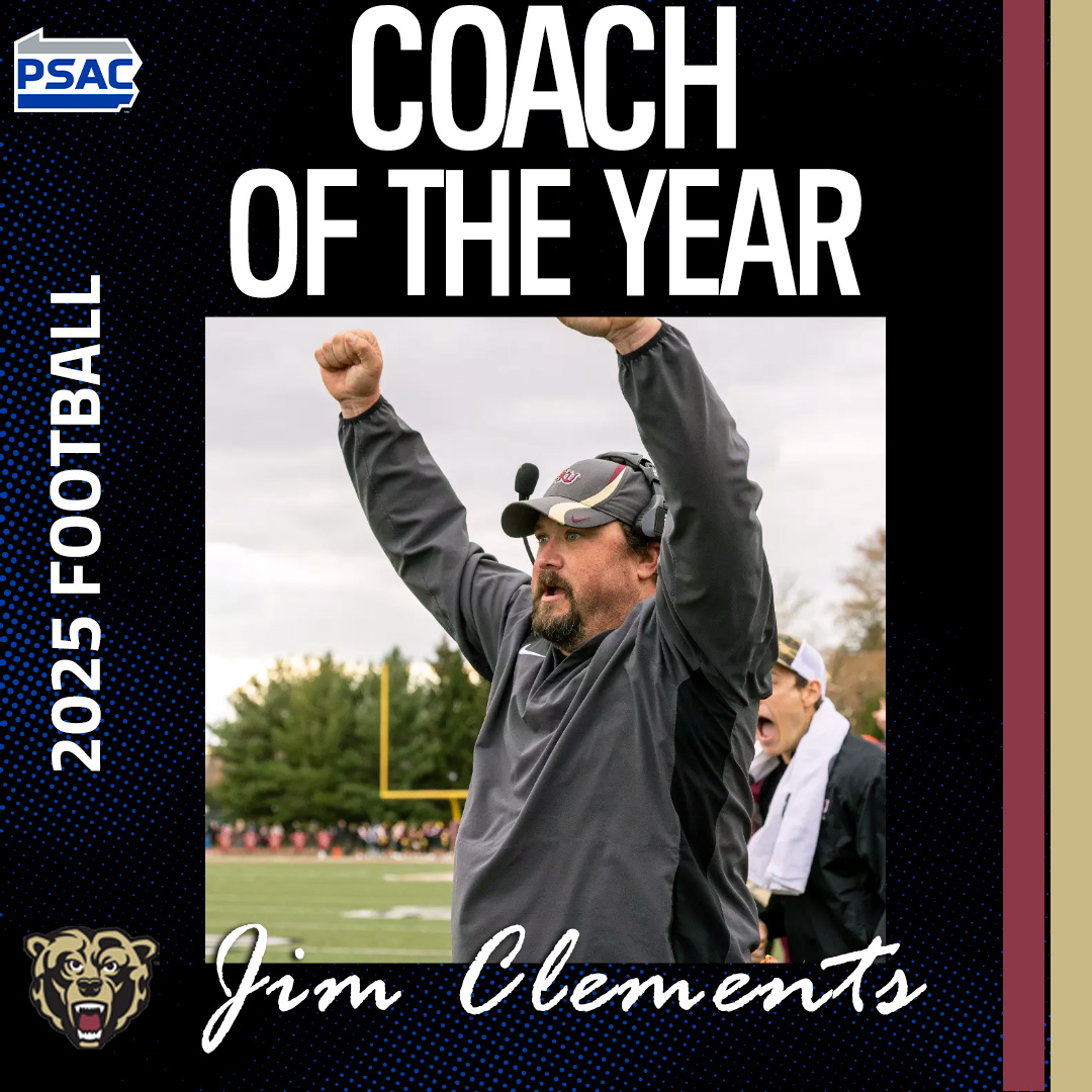 PSACsports's tweet image. FOOTBALL: All-Conference Teams in the Eastern Division have been released! Major Awards:

Offense: Judd Novak, @KUGoldenBears 
Defense: Brandon Hile, @KUGoldenBears 
Freshman: Declan Clancy, @GoBUHuskies 
Coach: Jim Clements, @KUGoldenBears 

Full story: bit.ly/48e1RJU