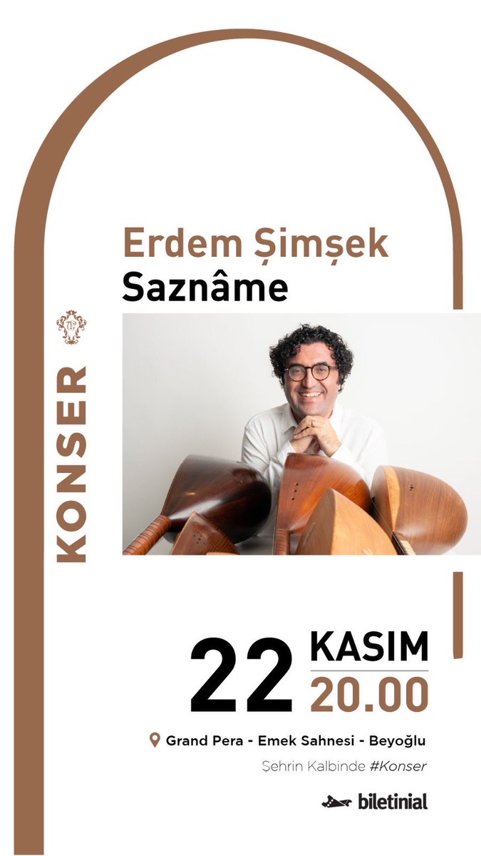 Bağlamanın 12 Farklı Rengiyle ‘Saznâme’de buluşalım!

Erdem Şimşek, Saznâme konserinde divan sazı, tambura, cura, dört telli bağlama ve elektro bağlama gibi farklı tınıları bir araya getiriyor. Sanatçının sazları ve sesiyle hayat bulan, geleneksel repertuvar ve yeni bestelerle