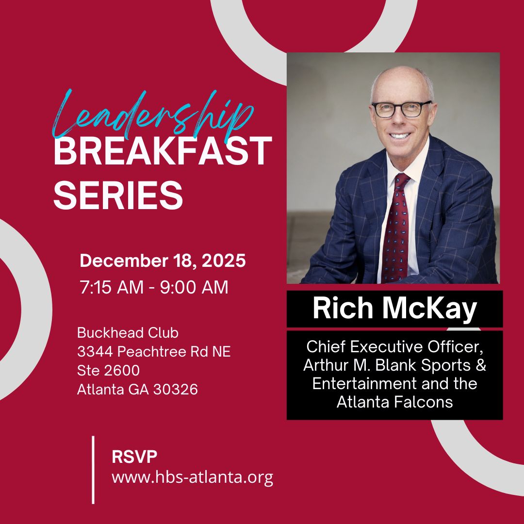 HBSAtlanta's tweet photo. Join us on Thu, Dec 18, 2025 at 7:15 AM at the Buckhead Club for a Leadership Breakfast Series event featuring Rich McKay, CEO, Arthur M. Blank Sports &amp; Entertainment and the Atlanta Falcons. RSVP: https://t.co/DQhHHCEawf https://t.co/pHizK1Tq5P