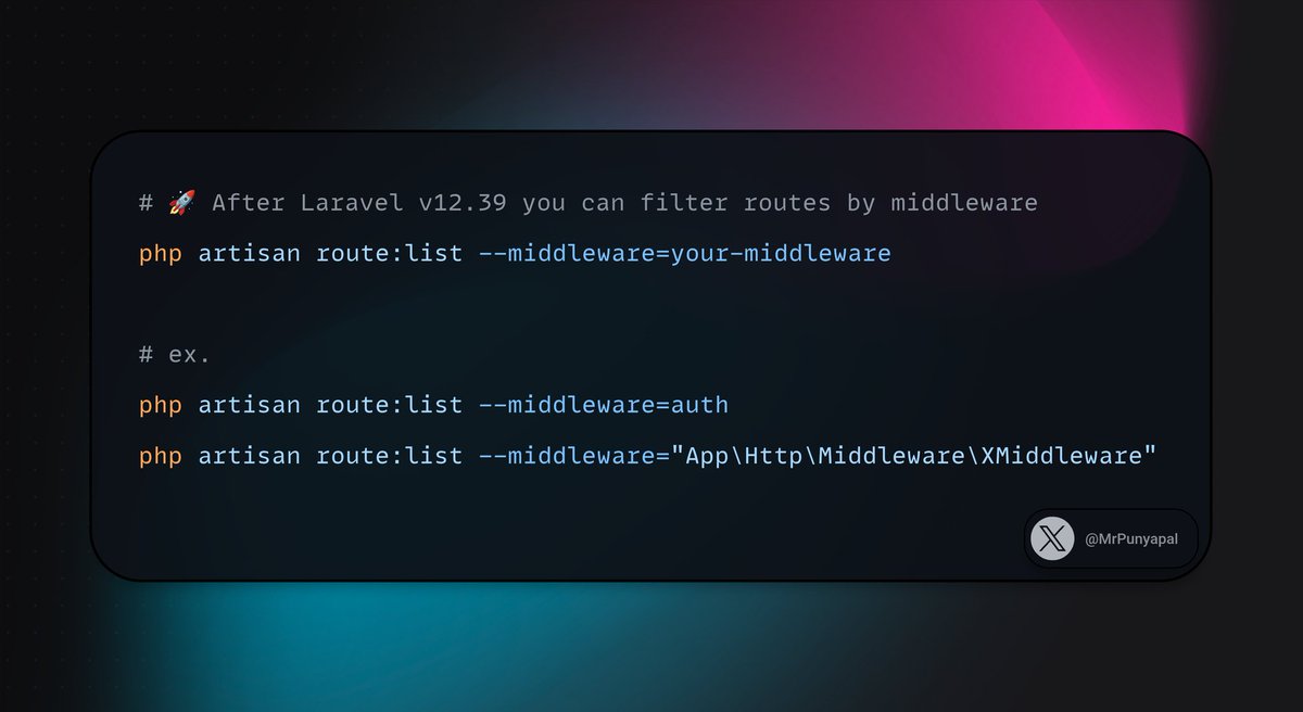 Punyapal Shah | Laravel | PHP | Dev | OpenSource tweet media