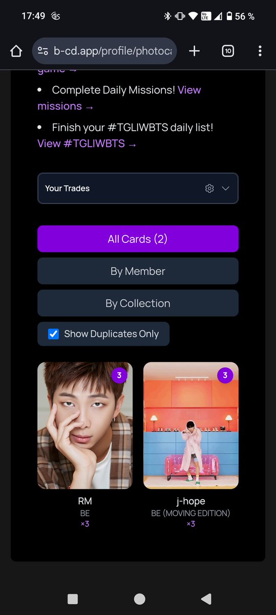 I have the moving PCs thank you all.
This is what i have. My name is Neitjrj, so if you want to trade🥰