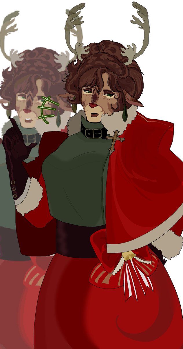 Trashiethewitch's tweet image. This reindessa i forgot to post !!!!!  And lil doodle of Roger and her interacting 
#piggyroblox #aprp