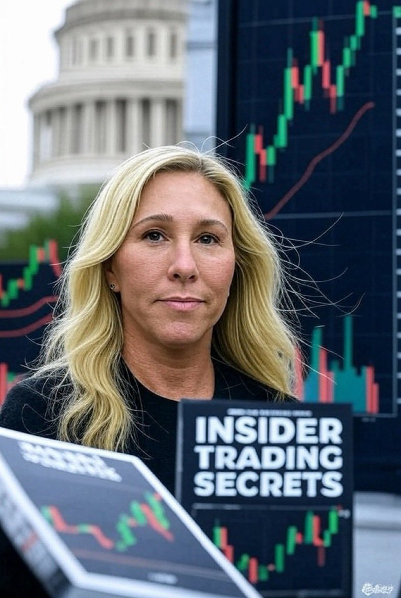 FFT1776's tweet image. 🔥MTG has ZERO wins!

*Zero major bills passed
*Lost all committee seats in the 1st Congress
*Known more for media stunts than legislative work
*Named a post office

Marjorie Traitor Greene hasn’t passed legislation but she has gained +$25M in the stock market!

Primary her 2026!