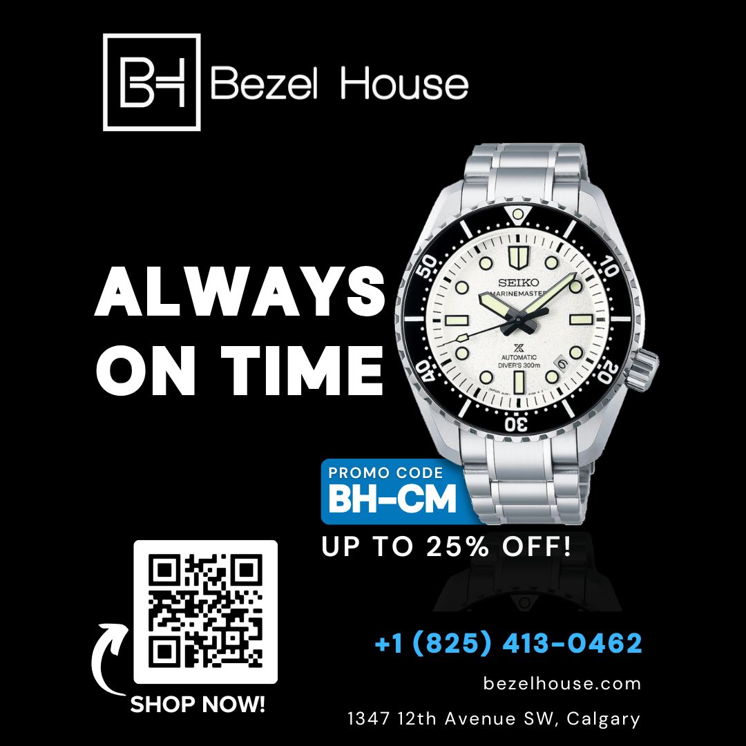 lifestyleyyc's tweet image. ⏱️ Elevate Your Style with Bezel House Men's Watches! ⏱️
💥 Limited-Time Offer: Use promo code BH-CM for up to 25% OFF your next purchase! 💥
🔗 Visit us today and find the perfect watch to match your style.
#BezelHouse #MensWatchesYYC #LuxuryTimepieces #LimitedTimeOffer #yyc