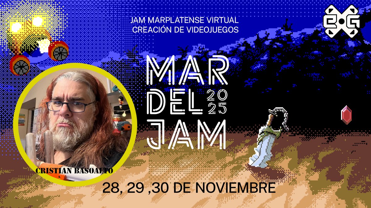 extragamersarg's tweet photo. El amigo @notern estará cubriendo la MarDelJam 2025 para ExtraGamers.

Se viene una nueva Jam realizada por @GameDevMDQ y tendremos a Cristian charlando, acompañando y creando contenido para compartir con todos ustedes.

Una genialidad. https://t.co/JsrwBEbP1Y