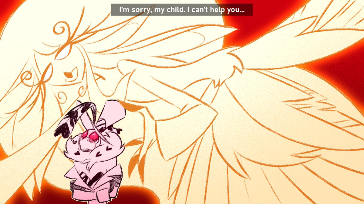 🪽🦋 

I was so overwhelmed by all the content, I was stuck with art- But, something happened OvO 💗 I was waiting the end of the season...

#HazbinHotel #HazbinHotelValentino #HazbinHotelSpeakerOfGod