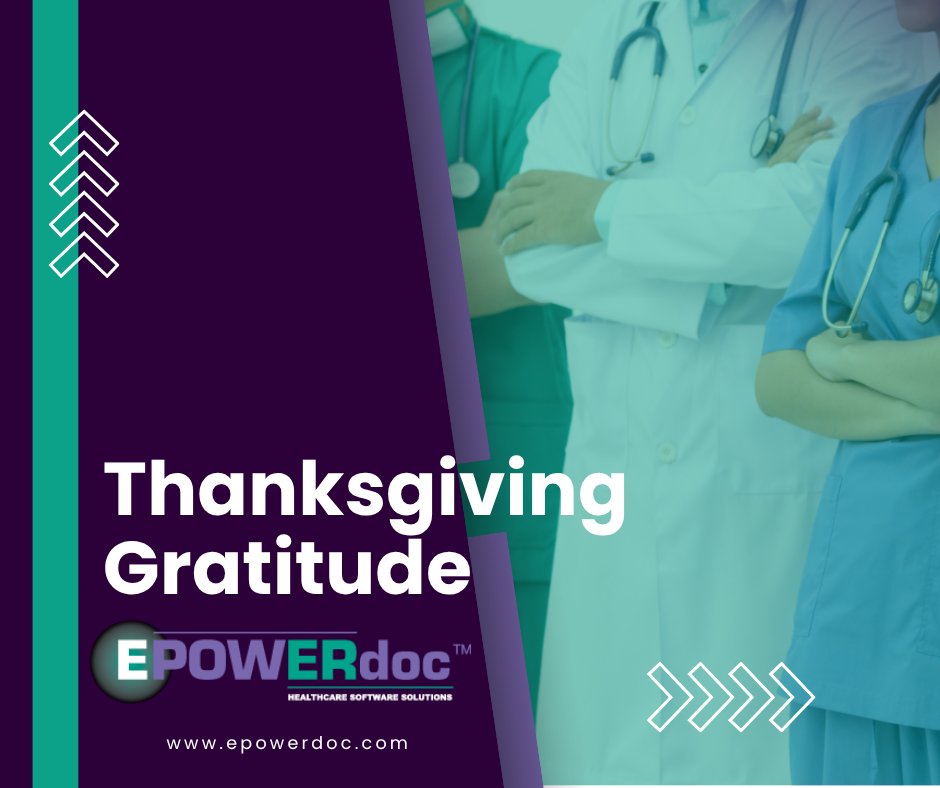 EPOWERdoc's tweet photo. This Thanksgiving, we’re grateful for the incredible Emergency Department professionals who work tirelessly to care for their communities. Your dedication, compassion, and expertise make all the difference. Thank you for all you do. 

#Thanksgiving #Gratitude #EmergencyMedicine https://t.co/XLf4DLy4R5