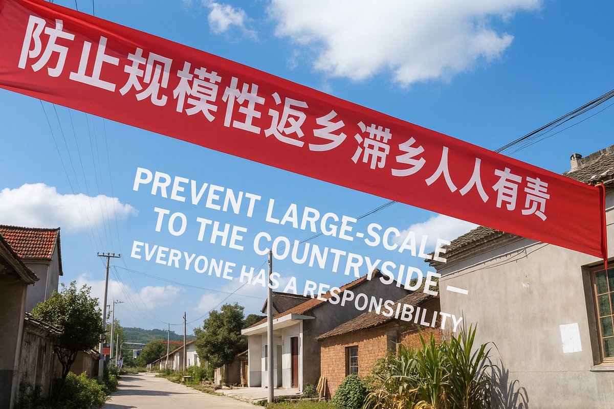 SubtextCCP's tweet image. China’s Ministry of Agriculture urgently warns: “Prevent large-scale return &amp;amp; stagnation in countryside.”
30M+ ex-poor migrant workers are already losing factory jobs and heading home with nothing.
#CCP’s “mighty economy” the troll army brags about on X? Collapsing so fast…