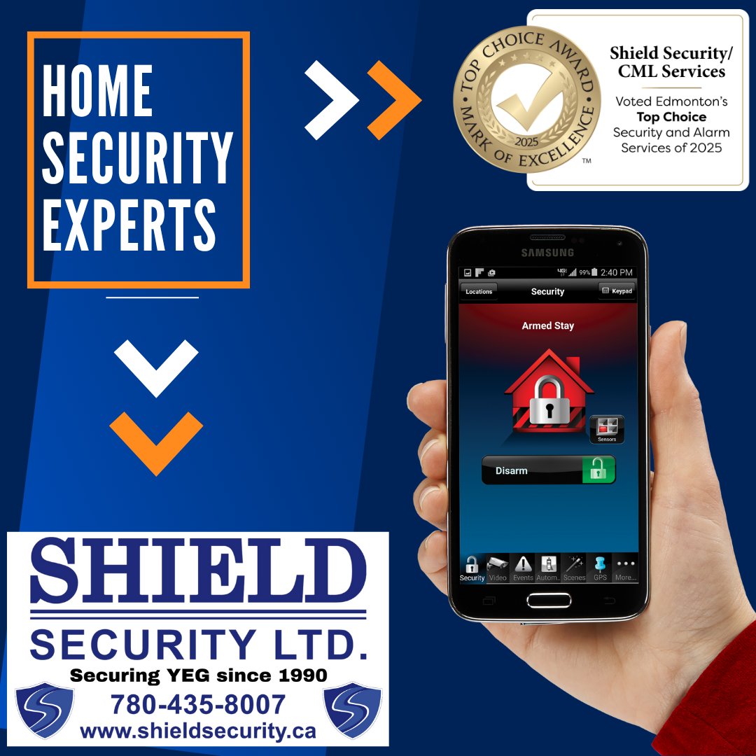 shield4security's tweet image. 🛡️#ShieldSecurity (est. 1990) The Top Choice Winner 10 years running for Security in #Yeg &amp;amp; Area

Since 1990, we pride ourselves in providing Excellence in Home (and more) Protection
📱(780) 435-8007
🌐shieldsecurity.ca

#HomeSecurity#SecurityCamera#SecuritySystem