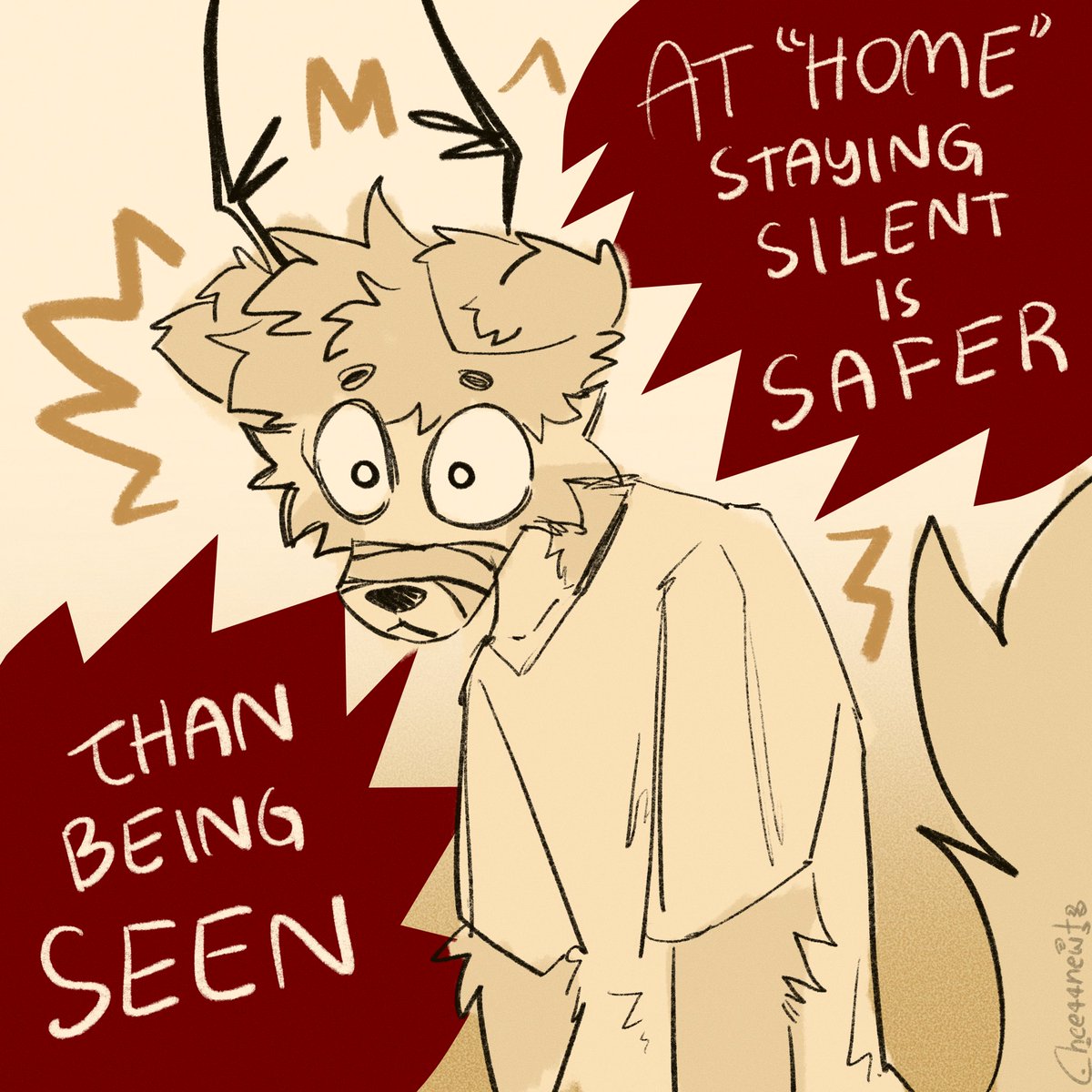 Chee44newt's tweet image. constantly walking on eggshells.