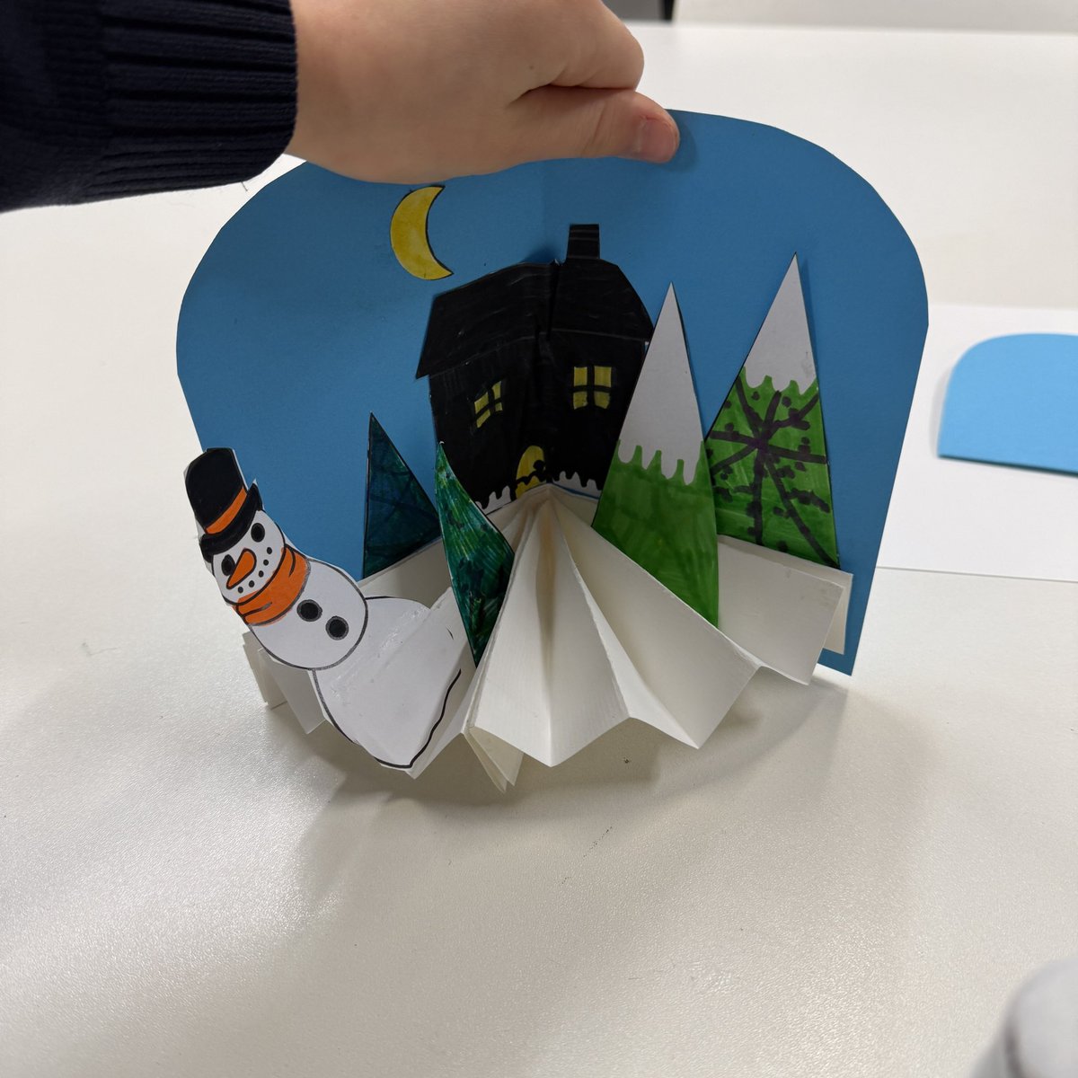 ElthamLibrary's tweet image. We love making at #ElthamLibrary children’s #CraftClub! ❄️ This week we made 3D festive scenes using different colours, shapes and materials! 🎨🖍️ Join us on Wednesdays from 3.45-4.45 to make friends, borrow books + #Craft! #LoveYourLibrary