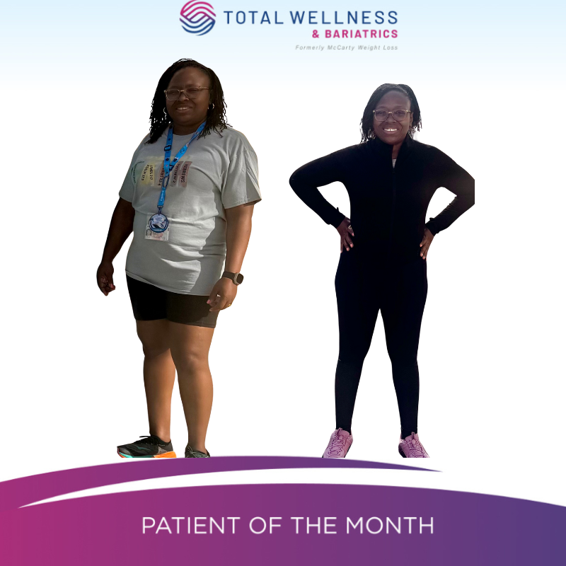 TotalBariatrics's tweet photo. POTM Kira Lee. "My surgeon was amazing! Very informative and knowledgeable. Recovery time very short which I liked. They called to check on me during that period and answered any questions I had. I reached out to them several times, never did they make me feel I was a bother." https://t.co/Lo24KYe5e3