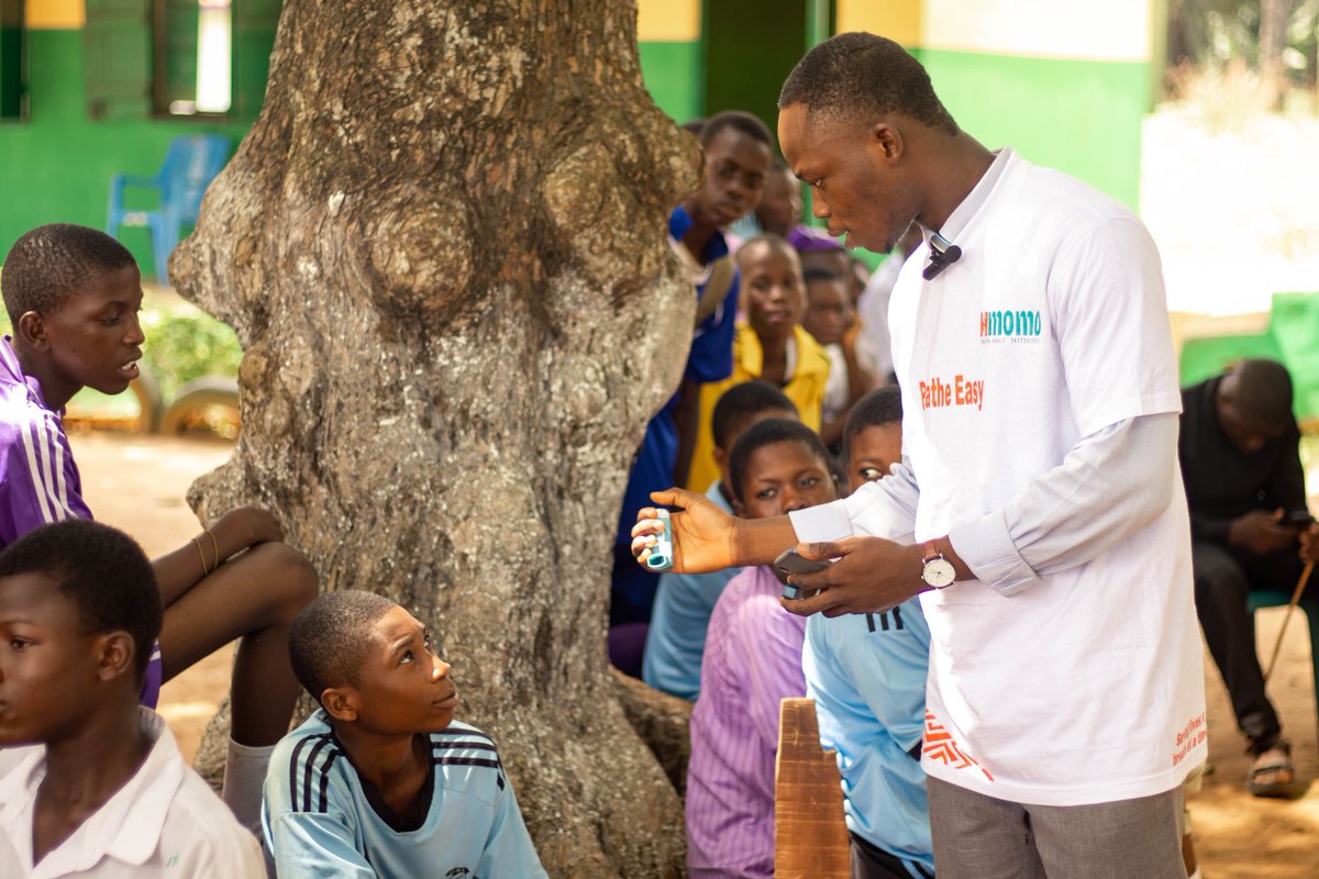 momoyouthhealth's tweet photo. Last week, we took our advocacy to Soyindo High School with one mission, to help every child breathe easier. 

Through awareness, screening sessions, and distribution of free inhalers, we’re empowering secondary school students living with asthma to take control of their health. https://t.co/T66cF4kvKp