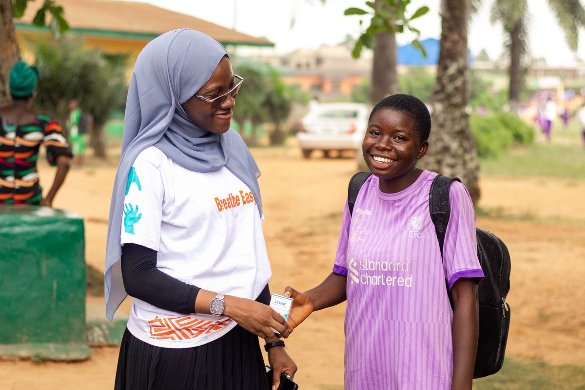 momoyouthhealth's tweet photo. Last week, we took our advocacy to Soyindo High School with one mission, to help every child breathe easier. 

Through awareness, screening sessions, and distribution of free inhalers, we’re empowering secondary school students living with asthma to take control of their health. https://t.co/T66cF4kvKp