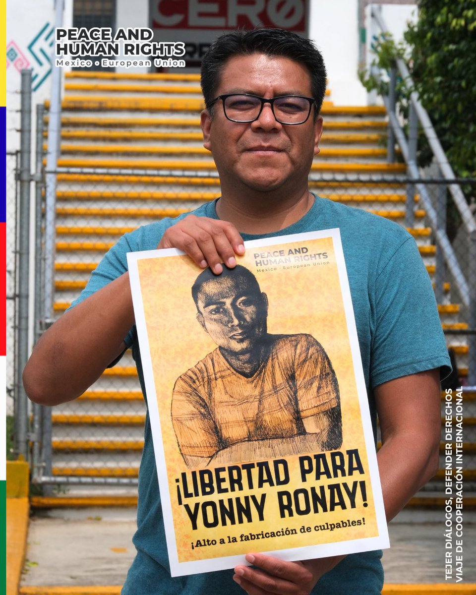 🇲🇽 🇪🇺 Mi nombre es Víctor Hugo López, Secretario Ejecutivo de la <a href="/RedTDT/">Red TDT</a>

En Chiapas la Fábrica de Culpables mantiene injustamente encarceladas a personas inocentes que fueron inculpadas por delitos que no cometieron. 

No lo dejemos solo. ¡Libertad para Yonny Ronay ya!