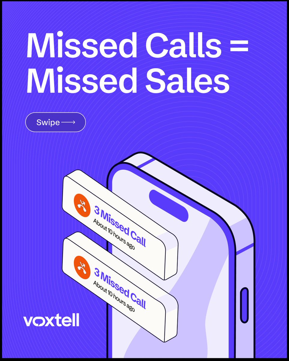 voxtellbusiness's tweet image. Missed Calls = Missed Sales. 🎄📞

Holiday rush → call spikes → lost opportunities.

Voxtell’s smart routing makes sure every call reaches someone who can close the deal.
Keep your sales ringing. 🔔
.
.
voxtell.com

#Voxtell #HolidaySeason #VoIP #Business