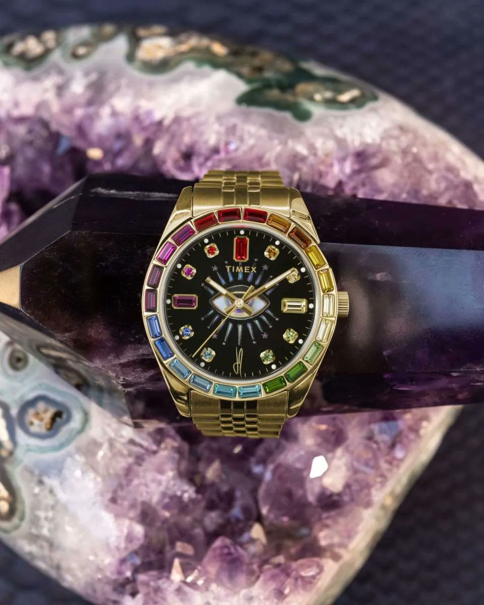 About_Rocks's tweet image. The newest #JacquieAiche x #Timex drop has landed ow.ly/Z0VF50Xnbee