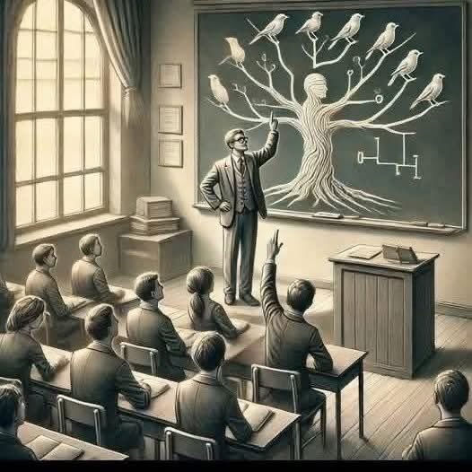 Bir üniversitede bir profesör öğrencilerine sordu: "Bir ağaçta dört kuş varsa ve üçü uçmaya karar verirse, ağaçta kaç tane kalır?"
Herkes "Bir" diye cevap verdi.
Bir öğrenci aynı fikirde olmayıp "Dört kuş kaldı" deyince şaşırdılar. Bu herkesin dikkatini çekti.
Profesör ona "Nasıl