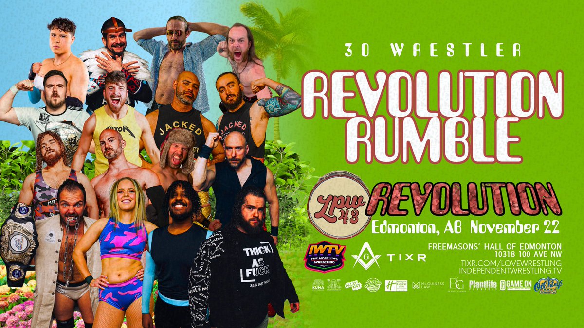 LoveWrestlingCA's tweet image. 🚨LOW TICKET ALERT!🚨

Just THIRTEEN tickets remain for LPW 43: REVOLUTION!

Don&apos;t miss your final chance to see Love Pro Wrestling this year: pick up yer tickets before they&apos;re gone!

🎟️: tixr.com/e/159191
