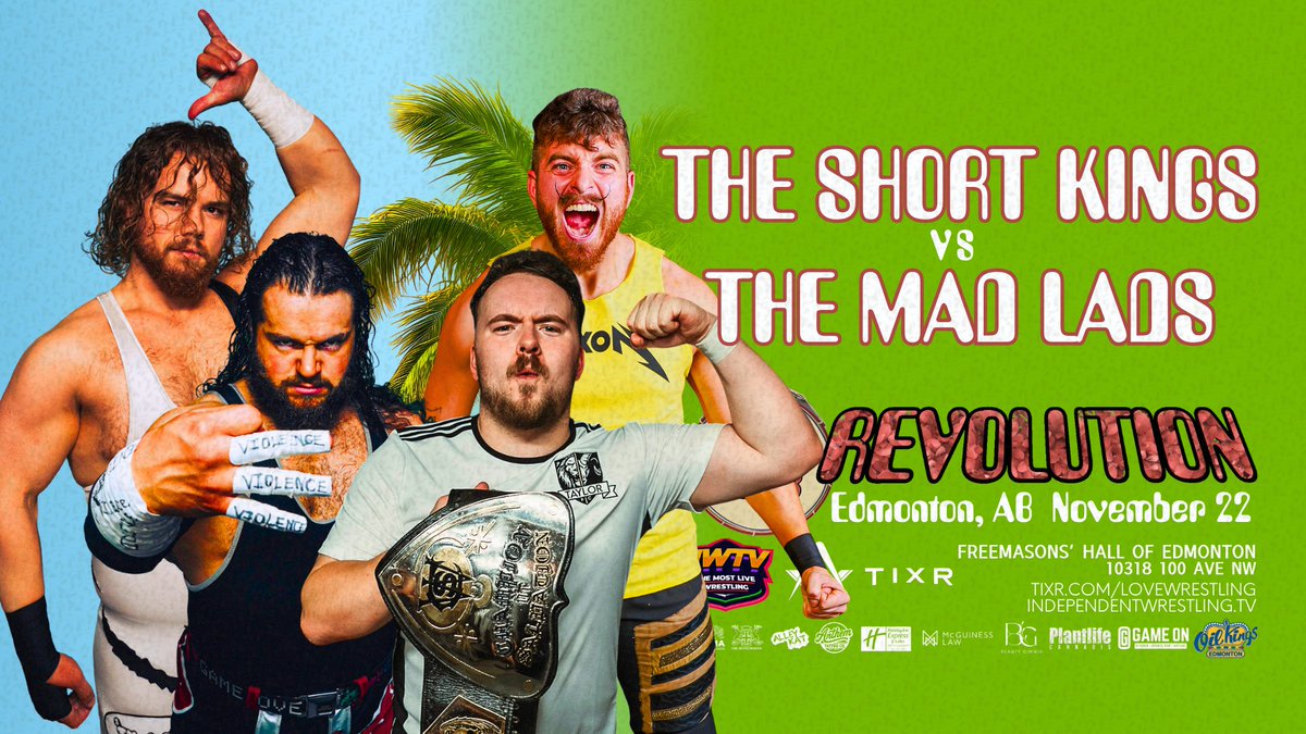 LoveWrestlingCA's tweet image. 🚨LOW TICKET ALERT!🚨

Just THIRTEEN tickets remain for LPW 43: REVOLUTION!

Don&apos;t miss your final chance to see Love Pro Wrestling this year: pick up yer tickets before they&apos;re gone!

🎟️: tixr.com/e/159191