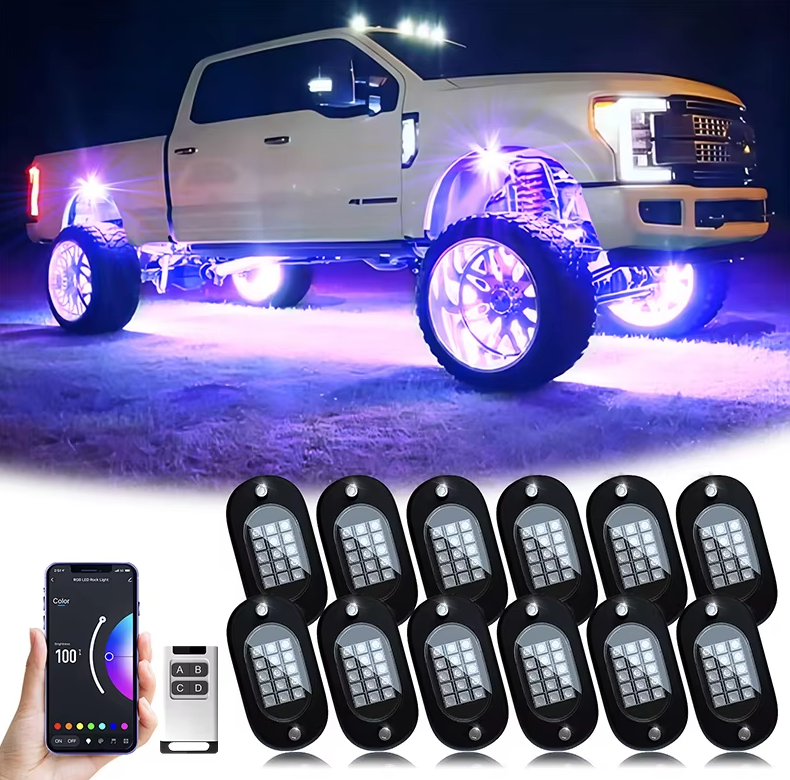 SassyGadgetsStr's tweet photo. 🚙🌈 Transform your ride with our RGB Rock Lights Kit! Perfect for trucks, Jeeps, or off-road vehicles, these lights add vibrant color and style for day or night adventures.💡✨
❄️ 15% OFF Code WINTER15
#RGBLights #OffRoadGear #CarMods #LEDLighting https://t.co/1hXeu2nL3j