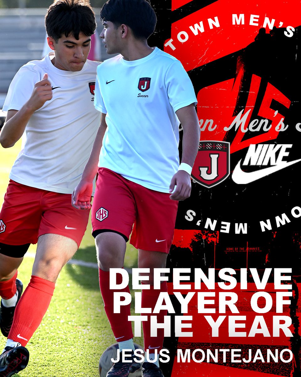 Congratulations to our JV players on earning End of Season Team Awards—voted on by their teammates! 🏅

▪️ Drew Kaiser, 𝑴𝑽𝑷
▪️ Darren Fox, 𝑶𝑷𝑶𝑻𝒀
▪️ Jesus Montejano, 𝑫𝑷𝑶𝑻𝒀

#Together | #GoJohnnies 🎩