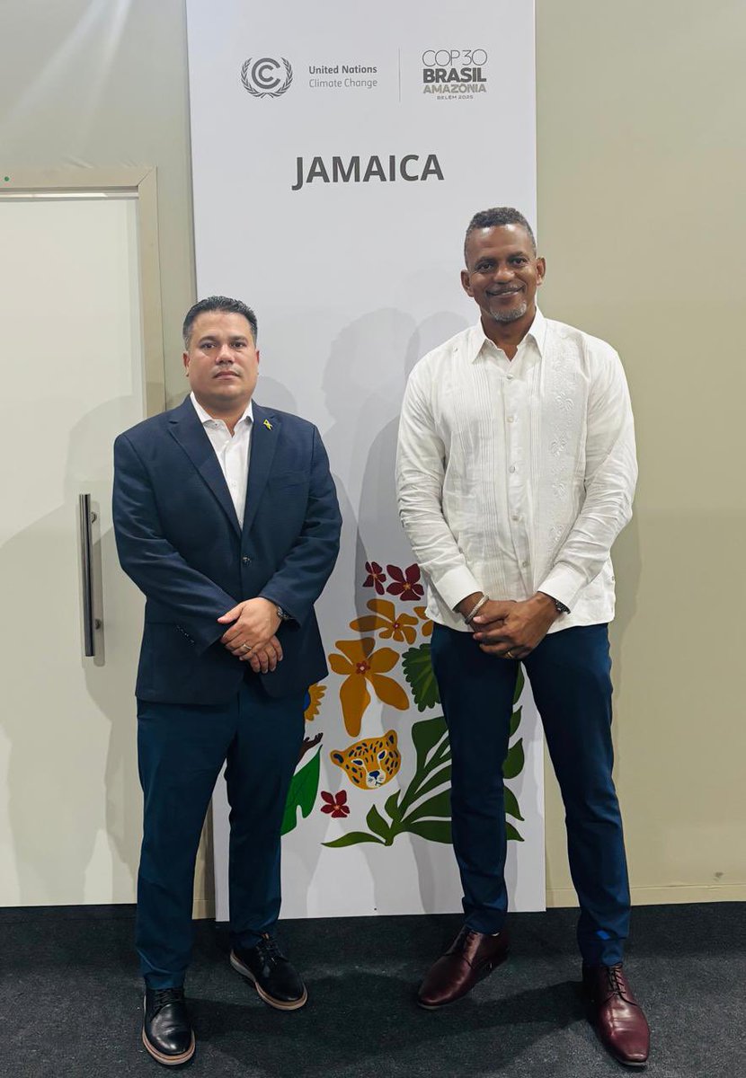 Kick started today’s busy schedule with a meeting with the Executive Team of the <a href="/Caribank/">CDB</a> at <a href="/Cop30noBrasil/">COP30 Brasil</a> 

We discussed several areas related to the National recovery efforts from Hurricane Melissa and kick starting major Rural Water Projects.

I thank them for their