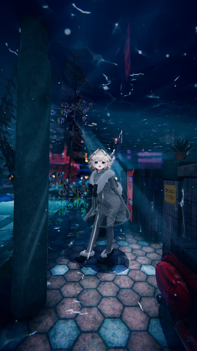 wison4451's tweet image. 写真撮るは楽しかった🪼
おやすみなさい🫧🐠
#かんぺきメイドメロトロン