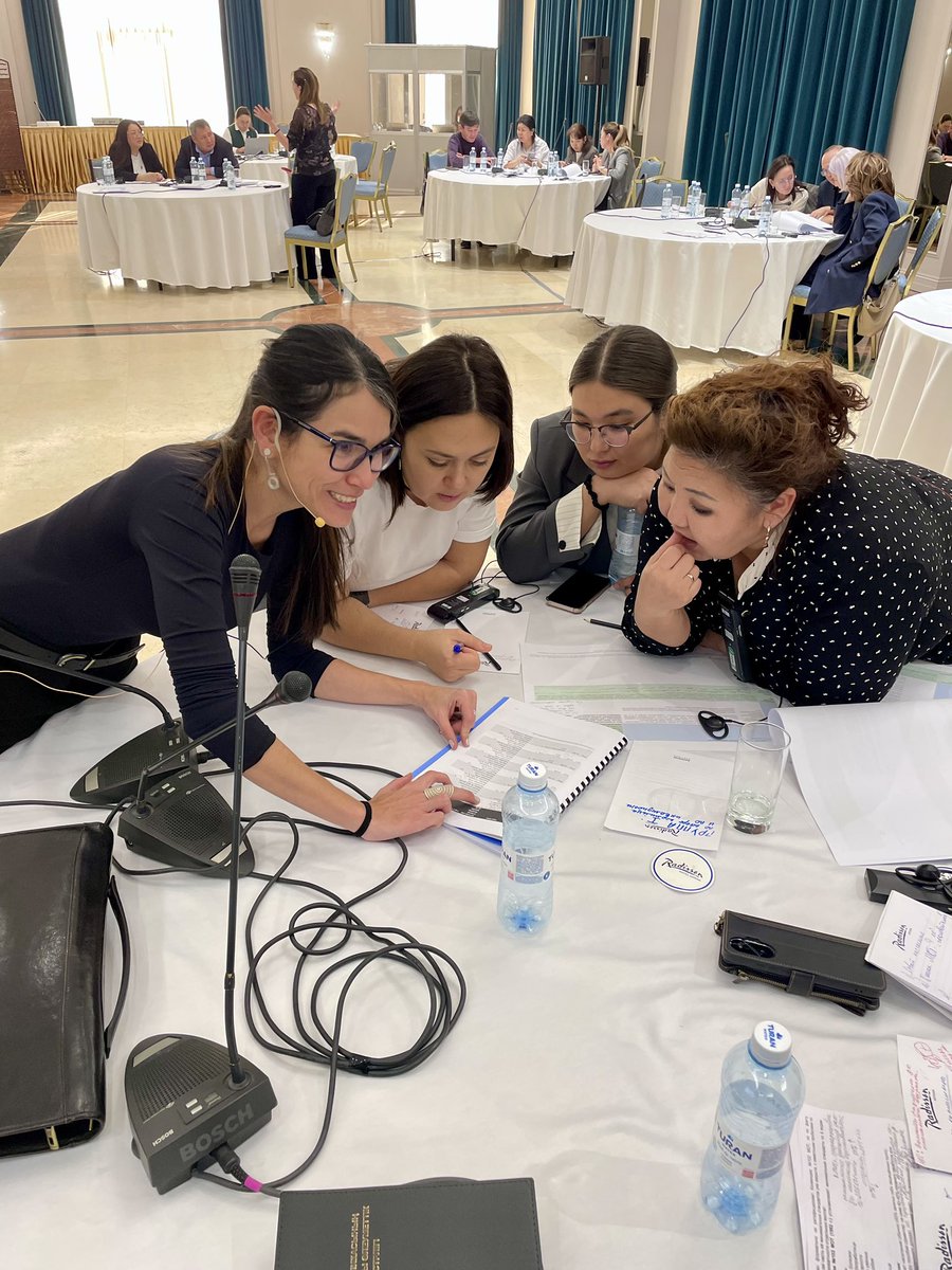 ILO_EECA's tweet image. Day 2 of the #ILO seminar in Astana sees #Kazakhstan’s tripartite partners engaging in in-depth discussions on the comparative assessment and potential future ratification of Convention No. 102 💬💼 #SocialProtection