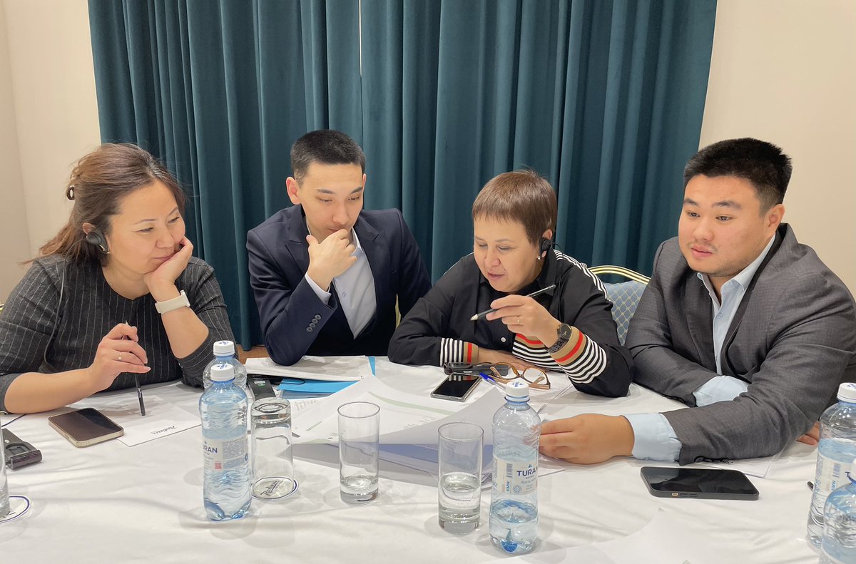 ILO_EECA's tweet image. Day 2 of the #ILO seminar in Astana sees #Kazakhstan’s tripartite partners engaging in in-depth discussions on the comparative assessment and potential future ratification of Convention No. 102 💬💼 #SocialProtection