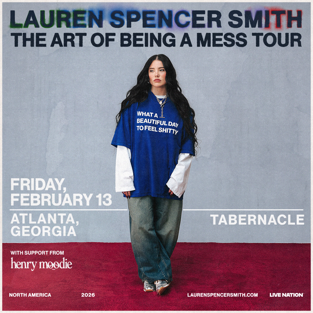 🎨 SUPPORT UPDATE 🎨 Henry Moodie will be joining Lauren Spencer Smith at #TabernacleATL on Friday, February 13! Grab your tix here: bit.ly/3JGsLlq 🎫