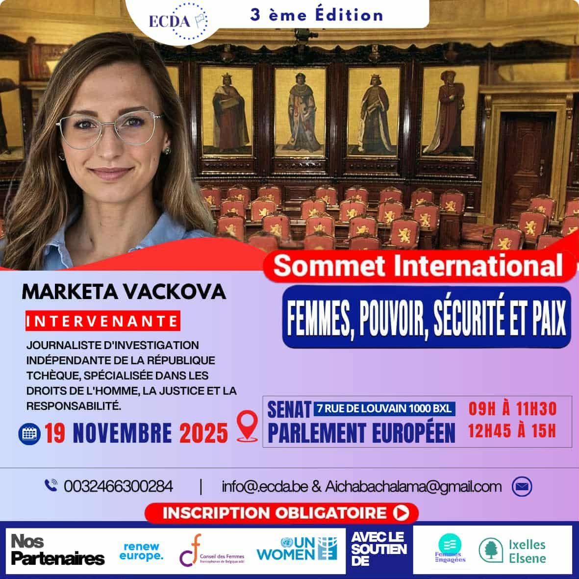 "I have the honour to speak today at the European Parliament in Brussels to present the latest findings from the Tanzanian investigation.
Thank you Aicha Bacha #ECDA for this opportunity and all your fantastic activities 🙏🏻"
 said #MarketaVackova