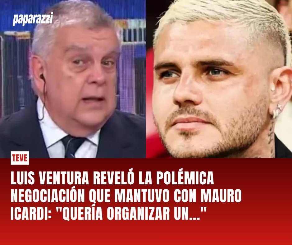 DE NO CREER😰💔 El conductor de Secretos Verdaderos contó la extraña propuesta que le hizo el ex marido de Wanda Nara antes de entrar a MasterChef.

🔗Esto dijo: paparazzi.com.ar/teve/luis-vent…