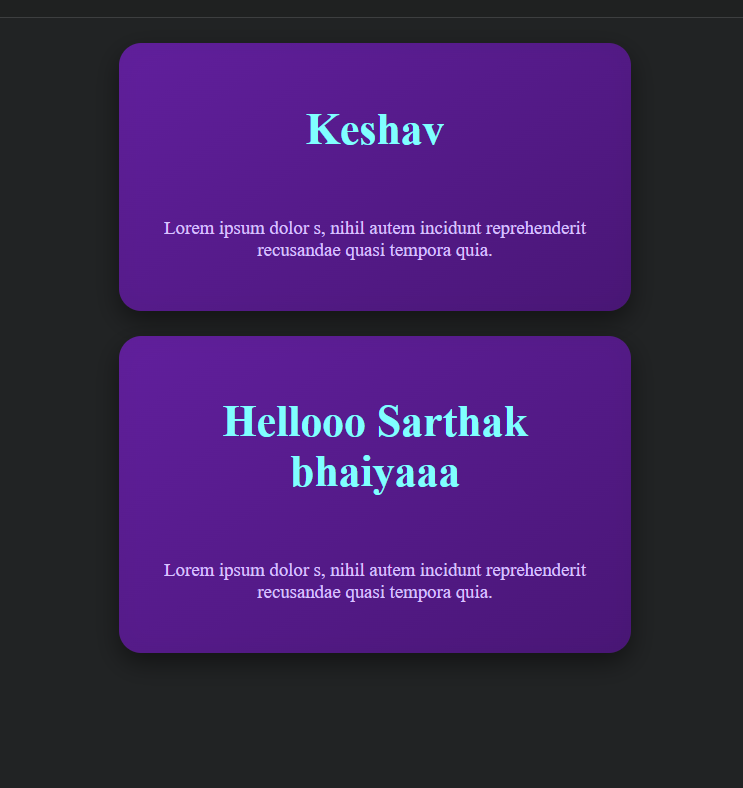 _keshav2008_'s tweet image. Day 10 of #365daysofcodechallenge 🚀
Wrapped my head around import–export, understood React’s file structure, and built a clean card component today. Big thanks to @sheryians_ &amp;amp; @sarthacksharma  for the guidance.
Also knocked out 3 LeetCode problems.